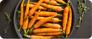 Cinnamon carrot recipe image.
